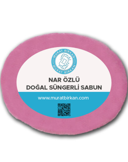 Nar Özlü Doğal Süngerli Sabun