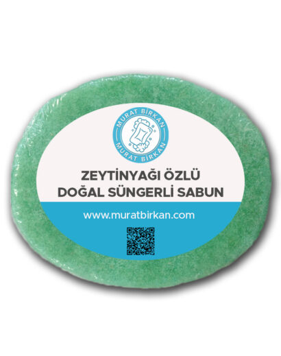Zeytinyağı Özlü Doğal Süngerli Sabun