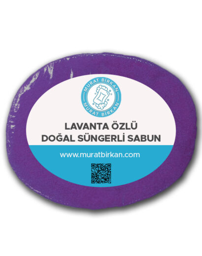 Lavanta Özlü Doğal Süngerli Sabun