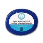 Mavi Anemon Özlü Doğal Süngerli Sabun