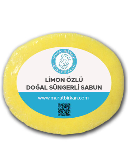 Limon Özlü Doğal Süngerli Sabun