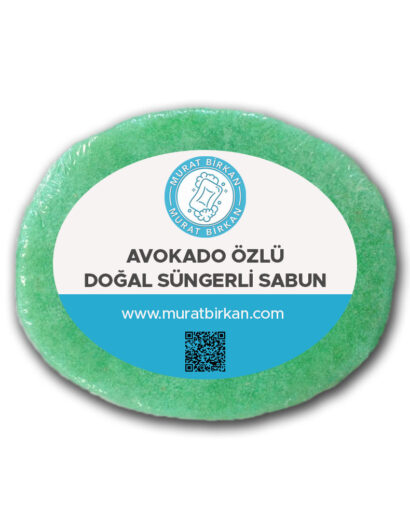 Avokado Özlü Doğal Süngerli Sabun